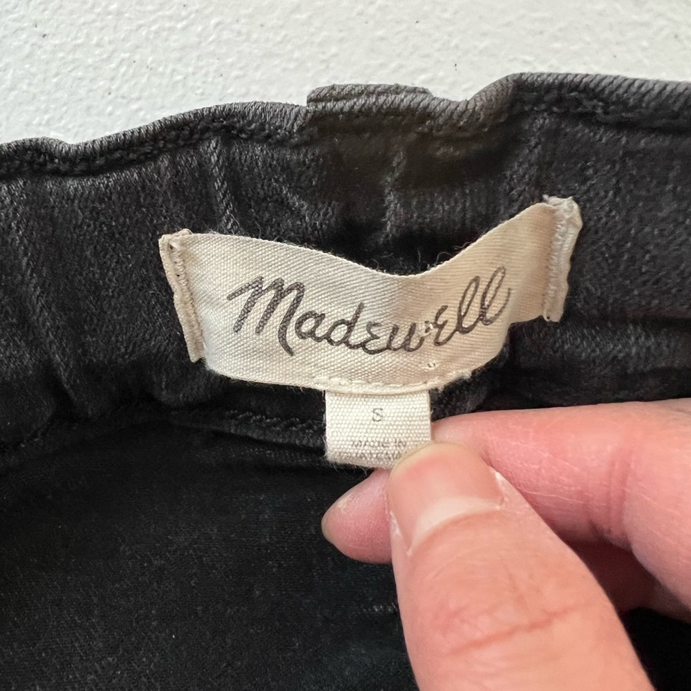 Madewell the vintage wide leg‎ crop black jeans S - Picture 3 of 7
